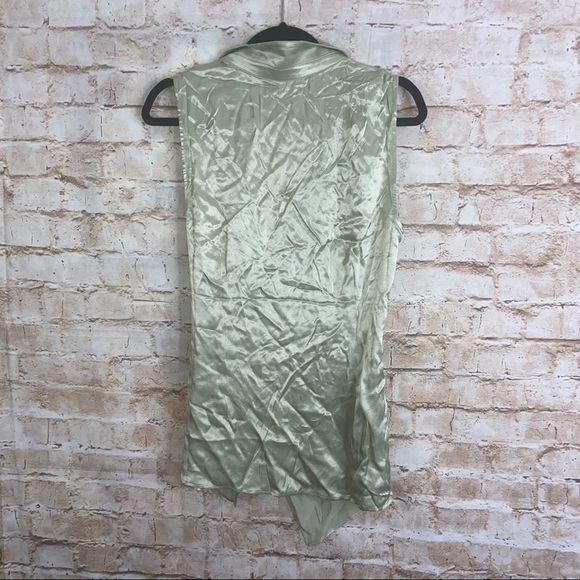 Anthropologie Iridescent Wrap Vest Size Medium NWT - Picture 7 of 9